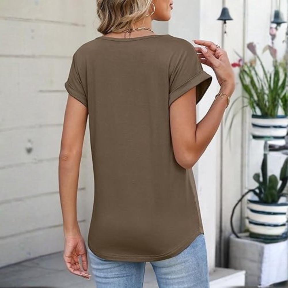 Vintage Inspired Smocked Blouse Casual Summer Wear For Women