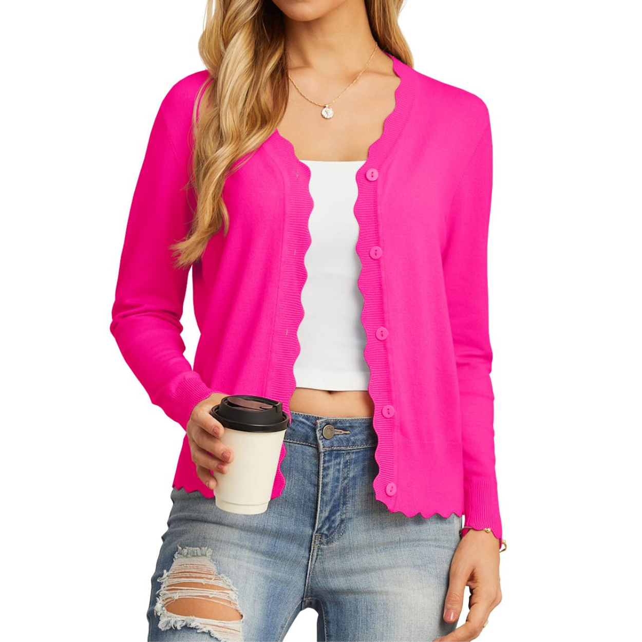 Long Sleeve Cardigan Sweater For Everyday Wear For Women