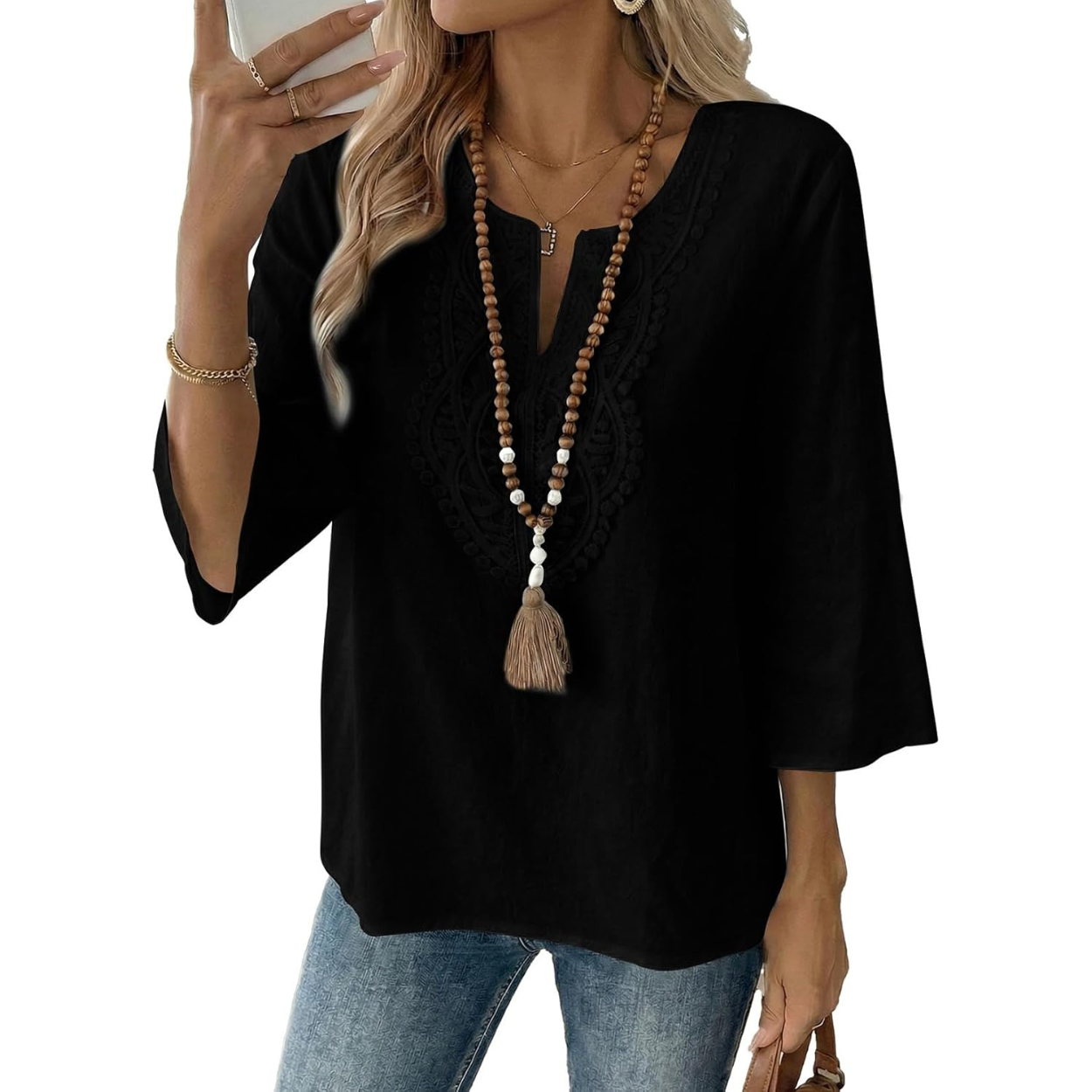 Casual Spring Long Sleeve Top For Women
