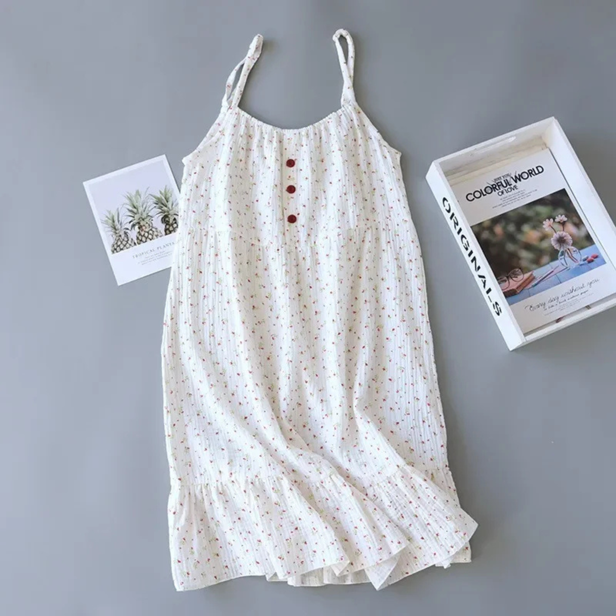 Bohemian Patterned Crepe Lounge Set