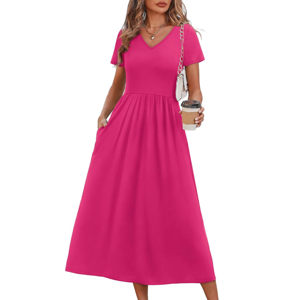Casual Flowy Summer Beach Aline Dresses For Women