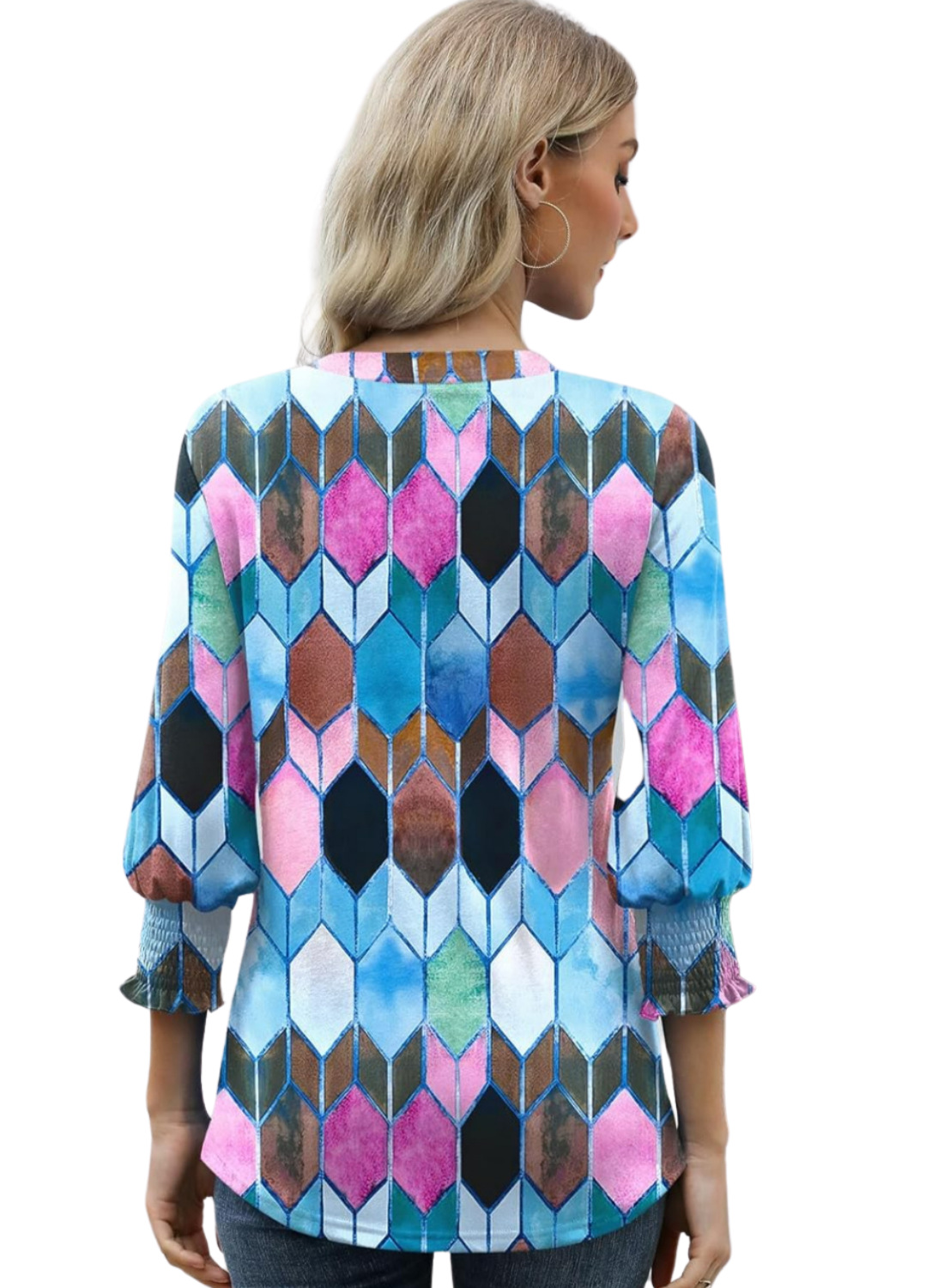 Summer Style Blouse Featuring Ruffle Cuff Design-My Comfy Blouse