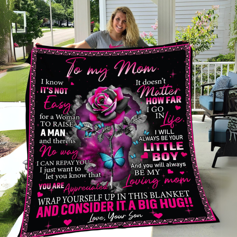 Mother Day Cozy Sentimental Blanket For Moms Comfort-My Comfy Blouse