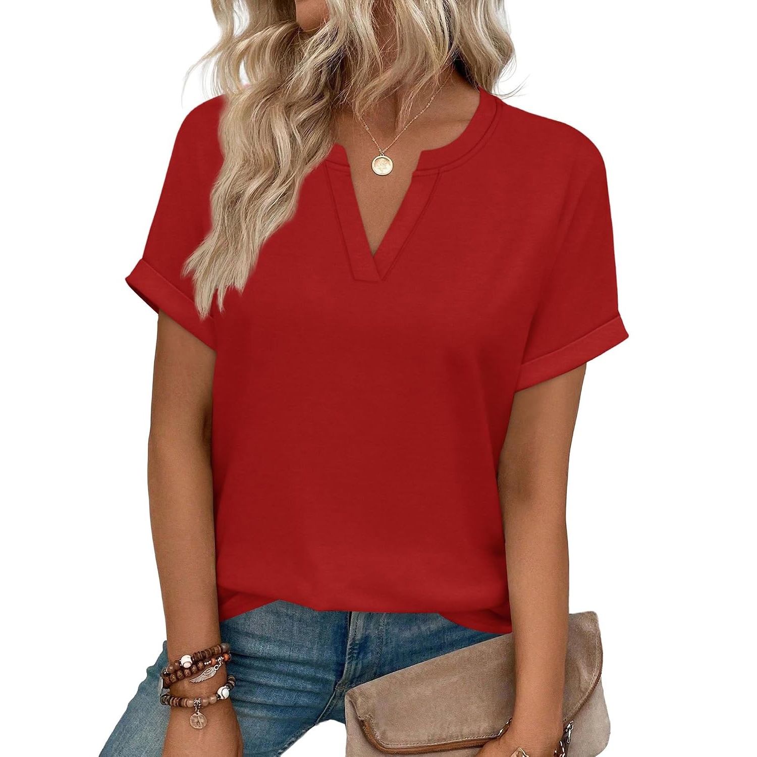 Casual Spring Summer Short Sleeve T Shirt For Women
