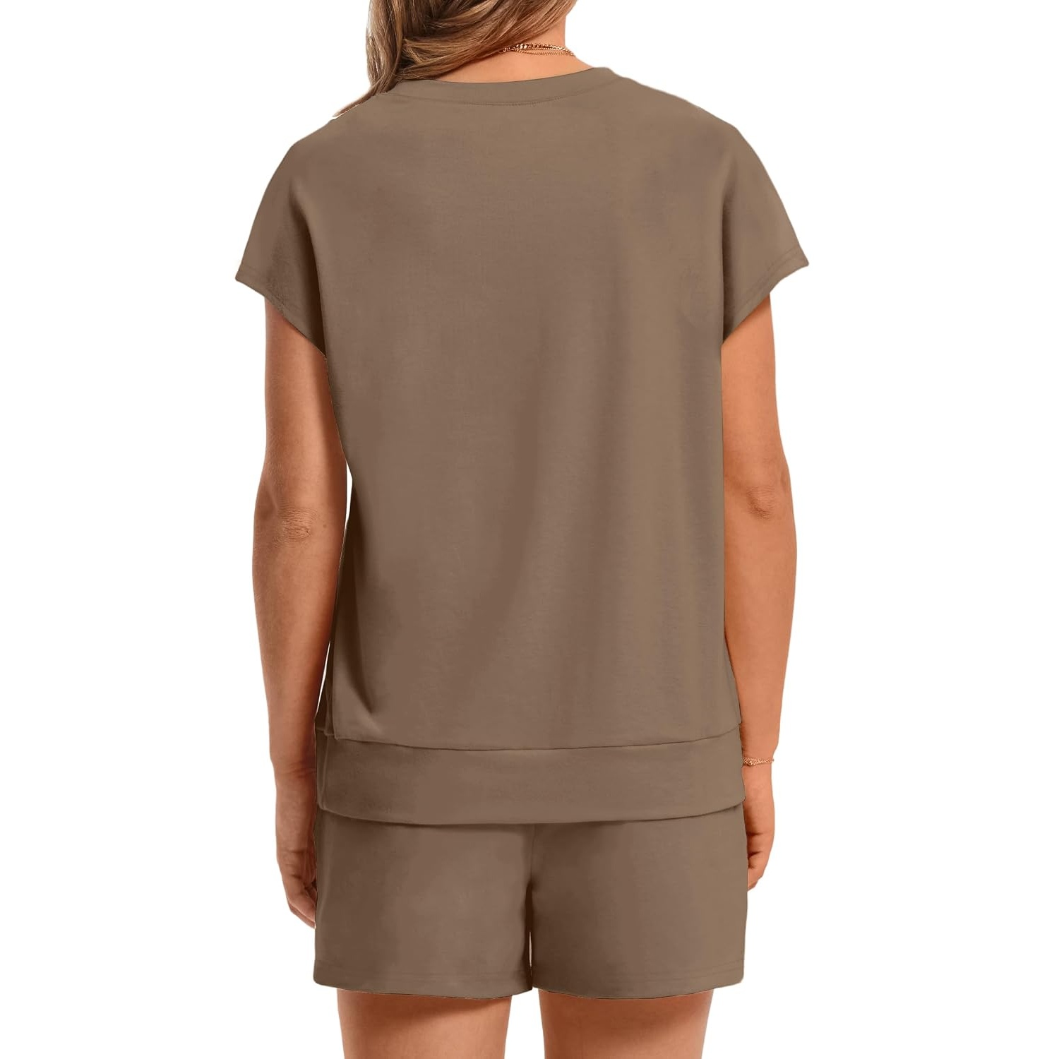 Summer Lounge Set with Drawstring Pocket