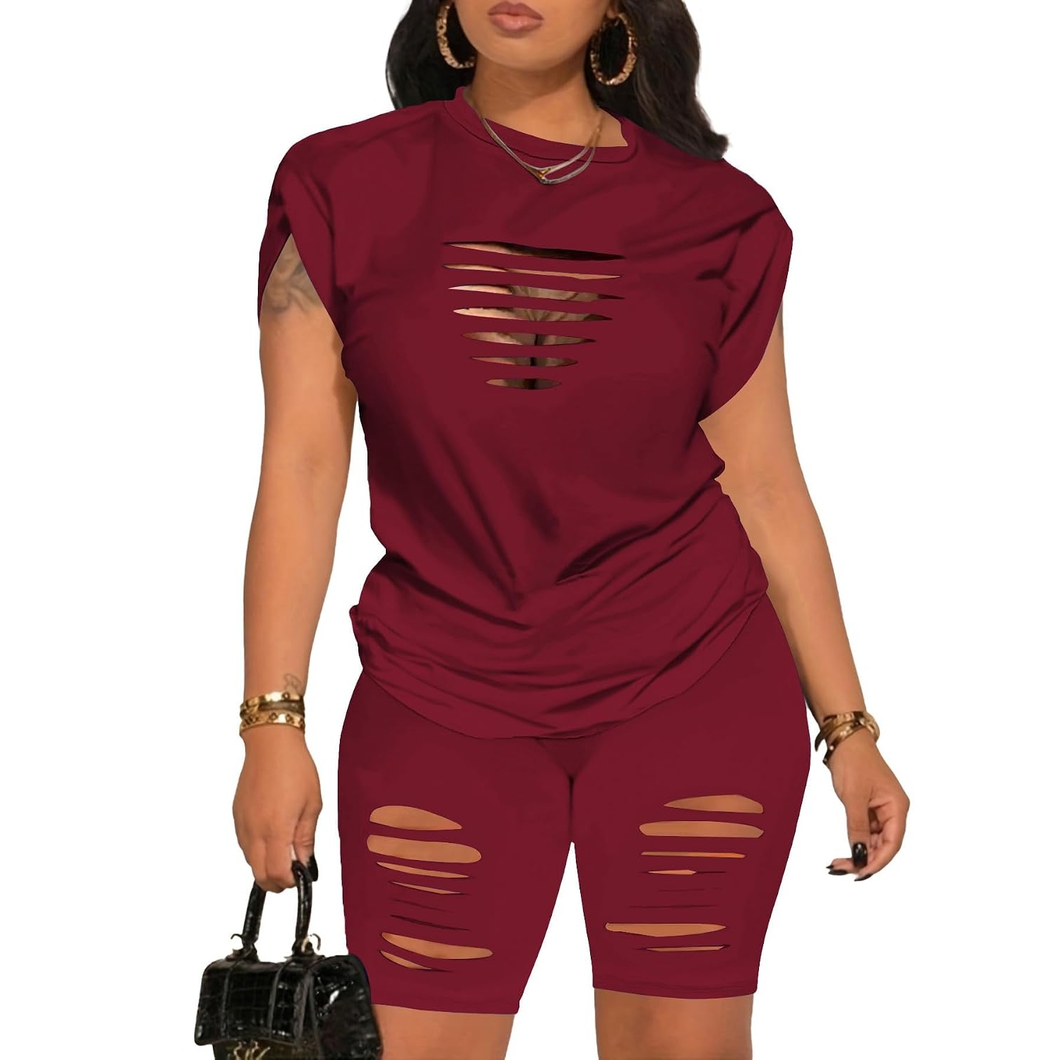 Two Piece Workout And Lounge Outfit For Women