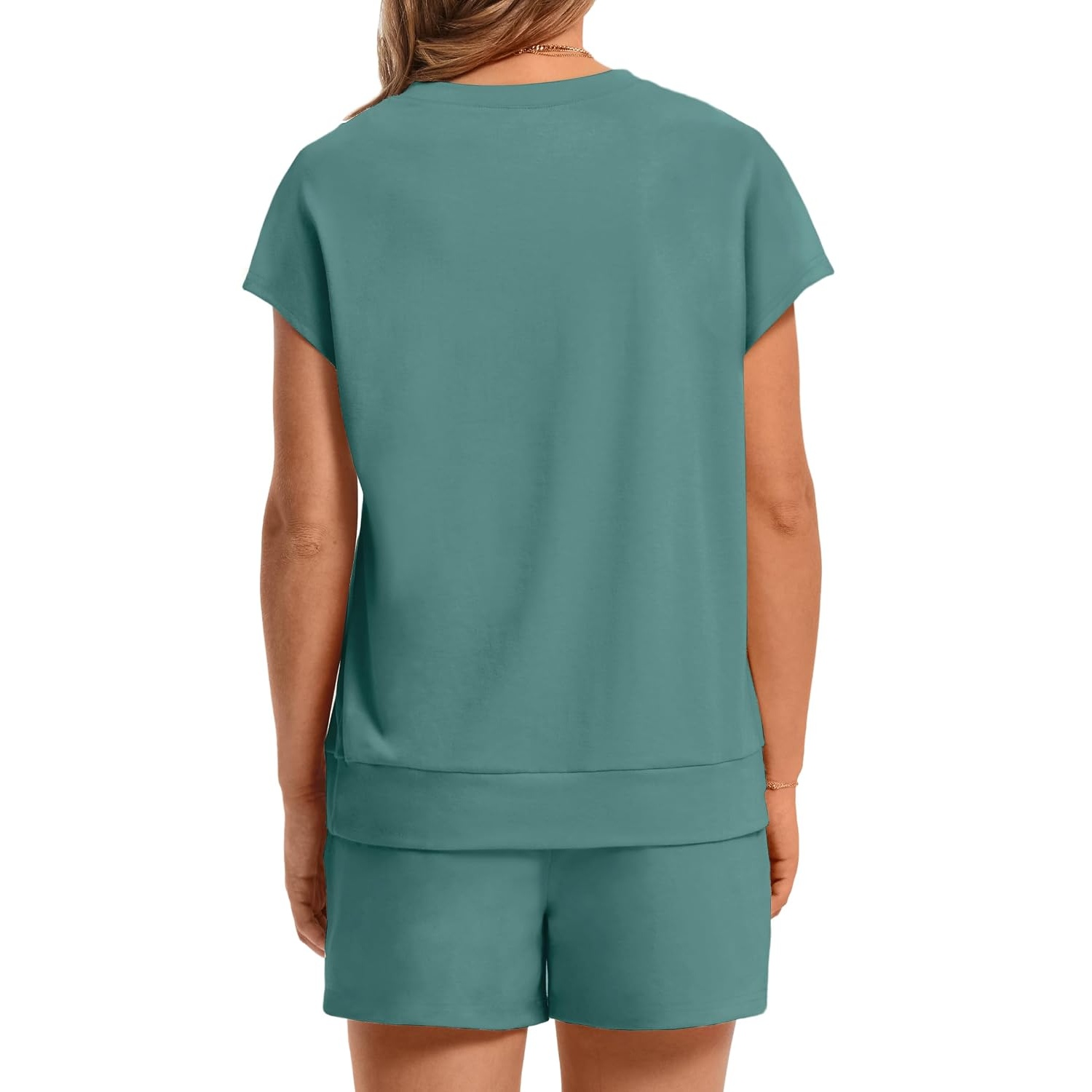 Summer Lounge Set with Drawstring Pocket