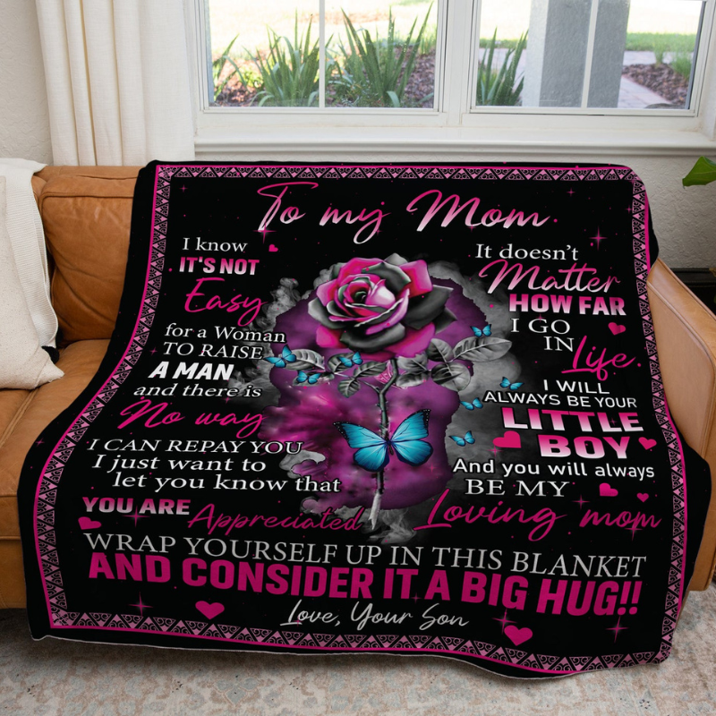 Mother Day Cozy Sentimental Blanket For Moms Comfort-My Comfy Blouse