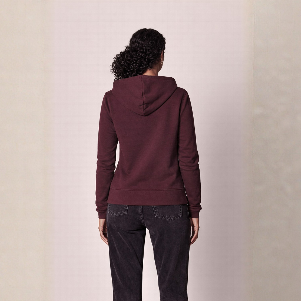 Full Zip Fleece Hoodie For Women