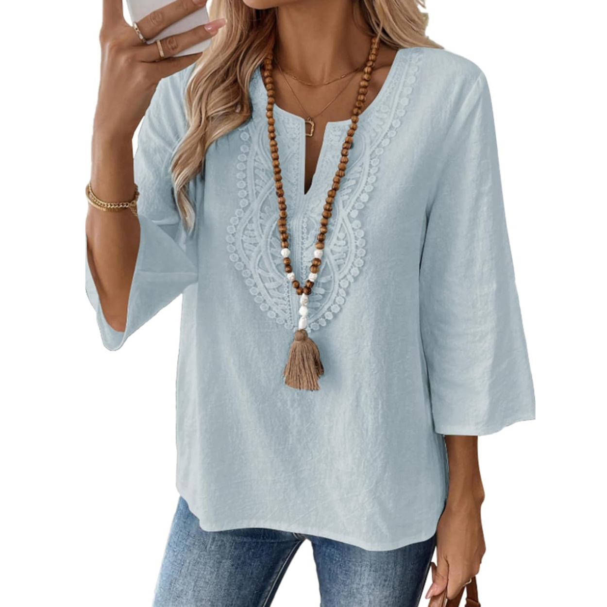 Casual Spring Long Sleeve Top For Women