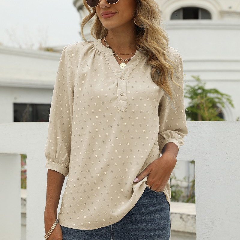 Bell Shape Long Sleeves Blouse-My Comfy Blouse