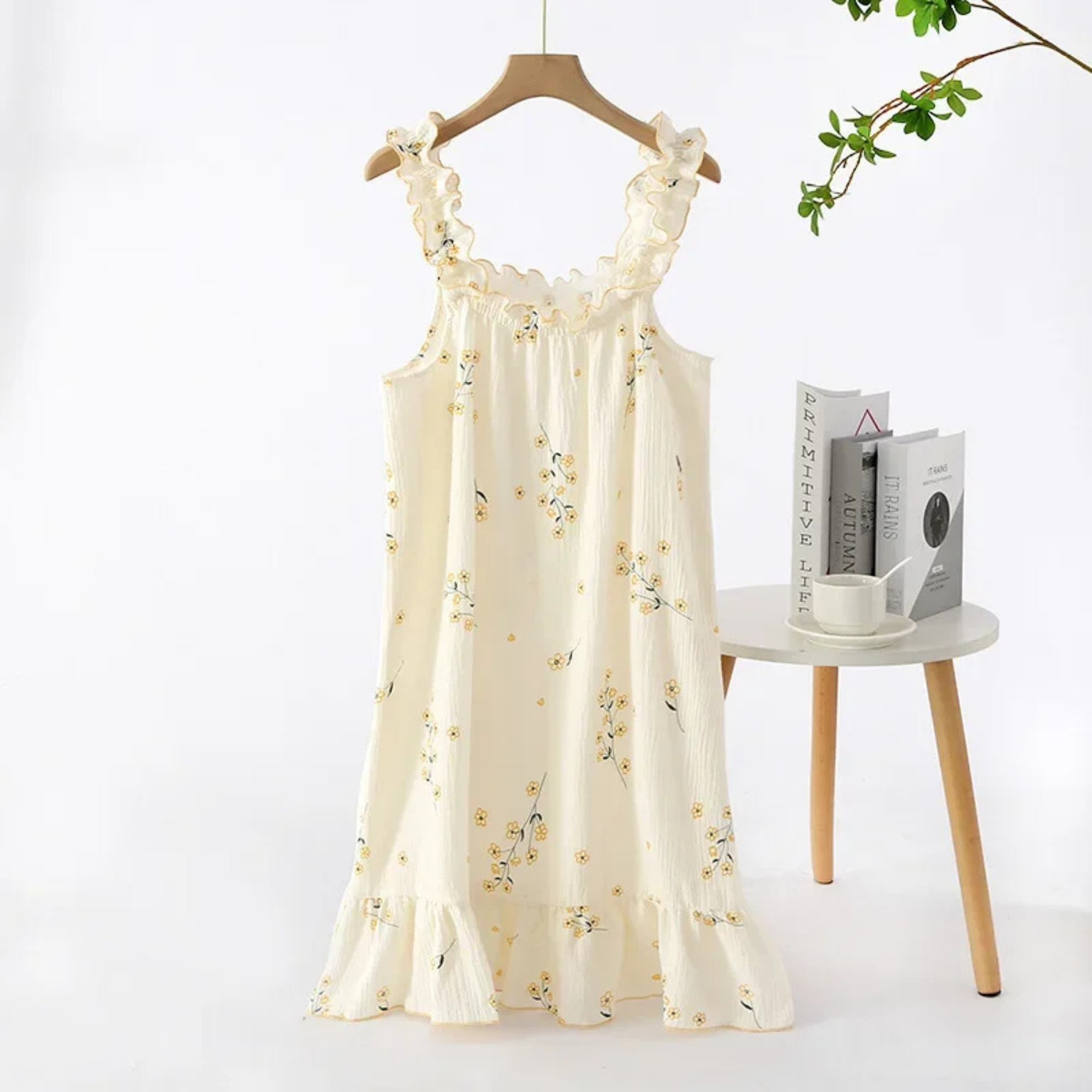 Bohemian Patterned Crepe Lounge Set