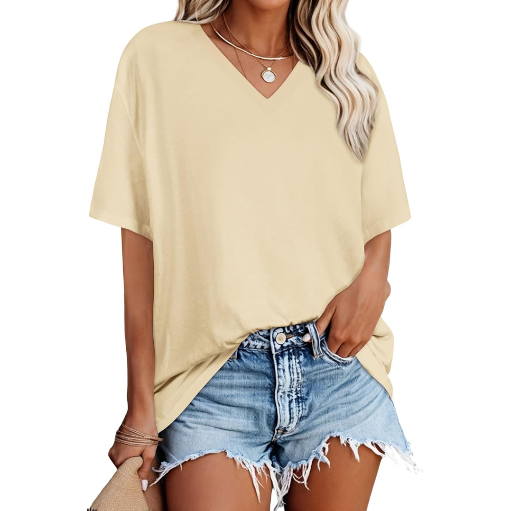 Oversized Loose Summer Short Sleeve T Shirts For Women