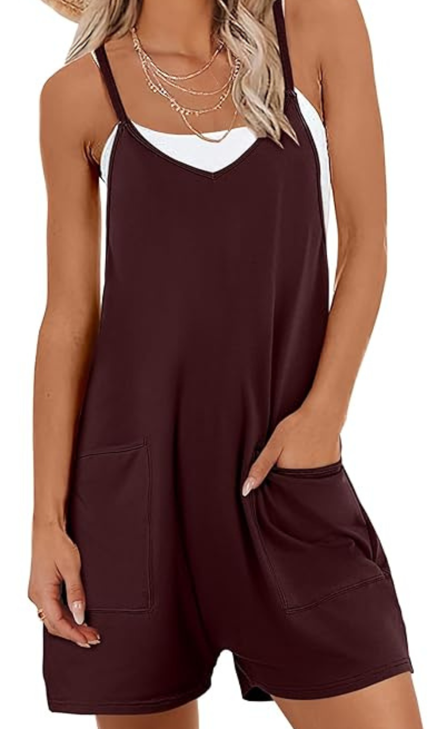 Loose Fit Sleeveless Jumpsuit For Casual Summer And Travel Days-My Comfy Blouse