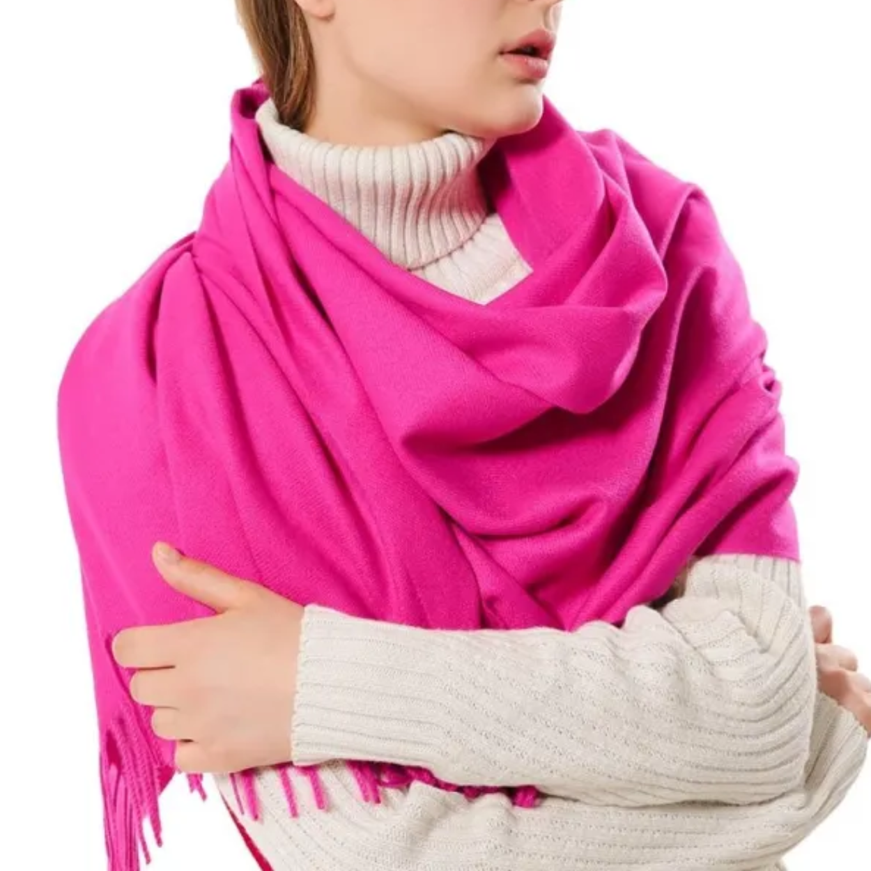 Casual Oversized Pashmina Shawl Wrap For Women