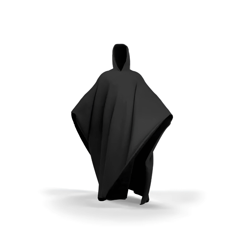 Hooded Blanket With Soft Interior And Sleek Exterior