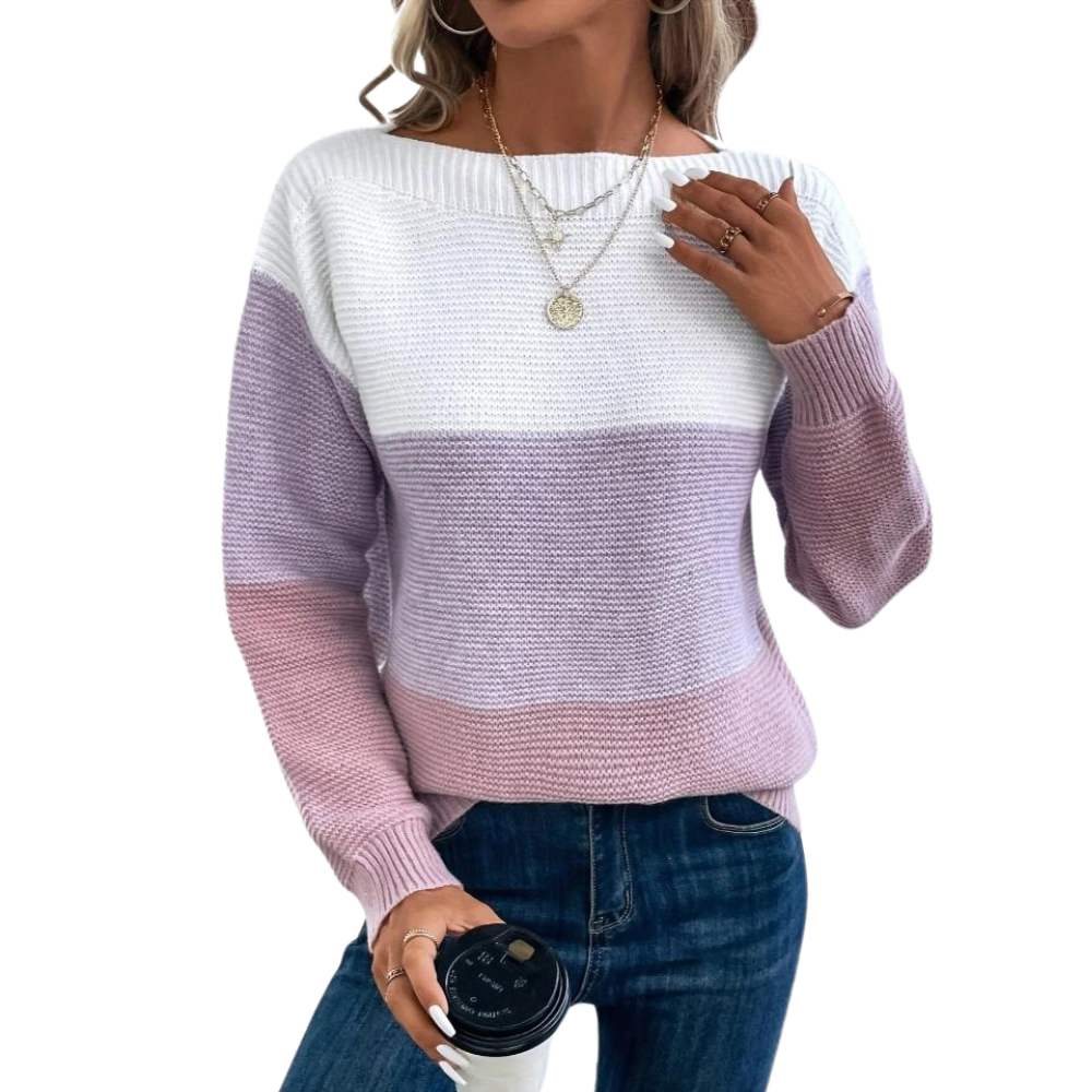 Casual Knit Pullover Sweater-My Comfy Blouse