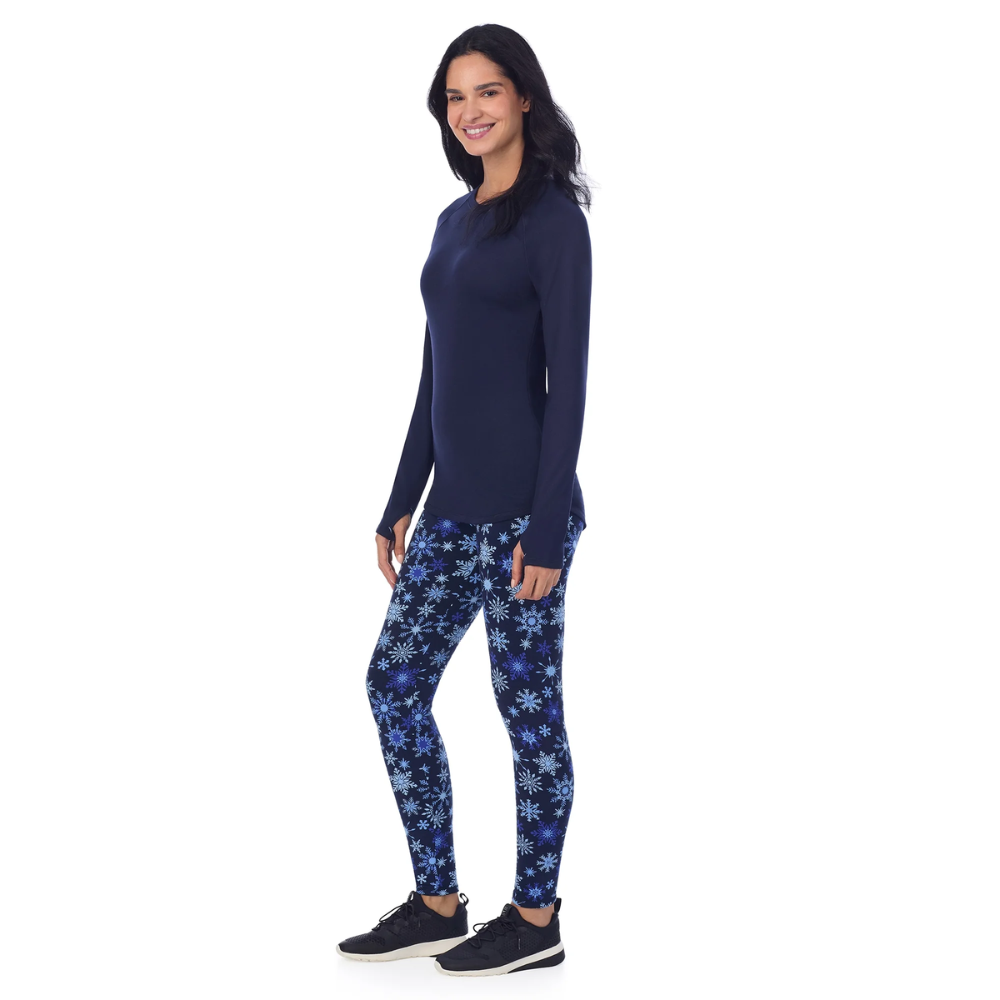 Versatile Two Piece Thermal Layer Set With Top And Leggings-My Comfy Blouse