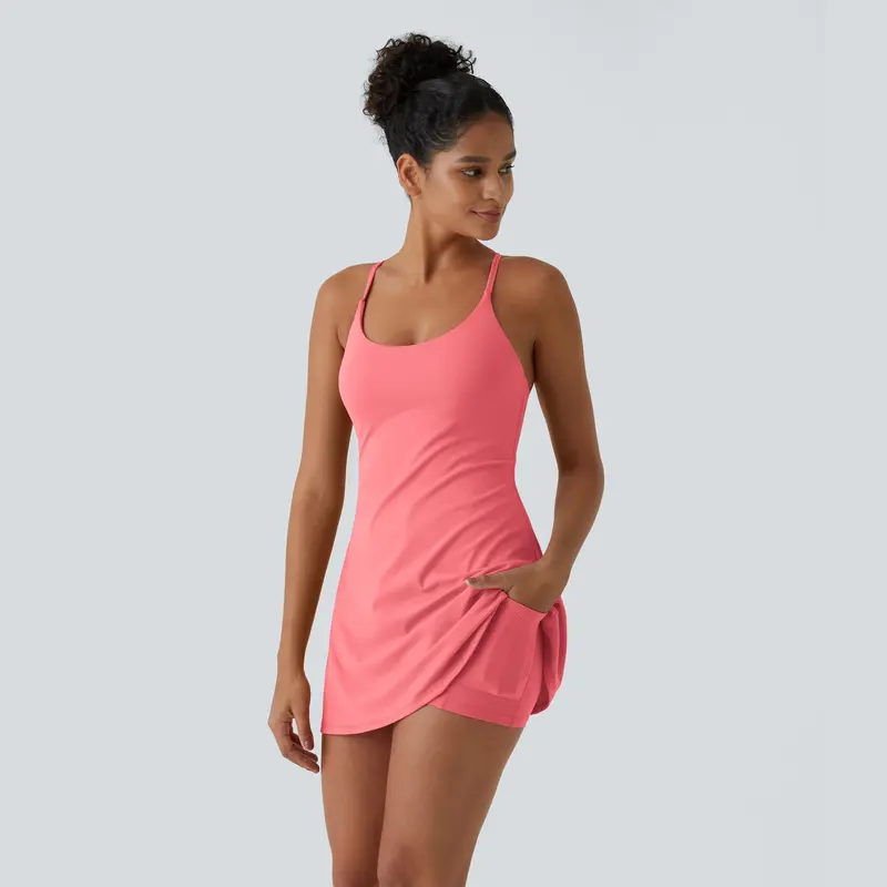 Casual Backless Active Dress For Dance Wear For Women
