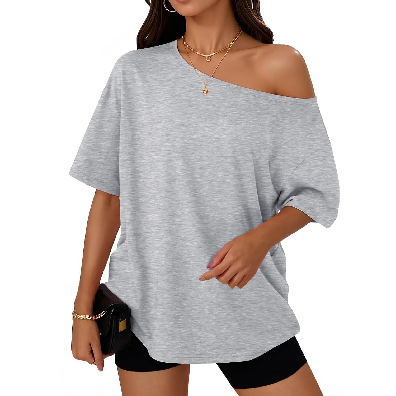 Oversized Loose Fit Summer T Shirts For Women
