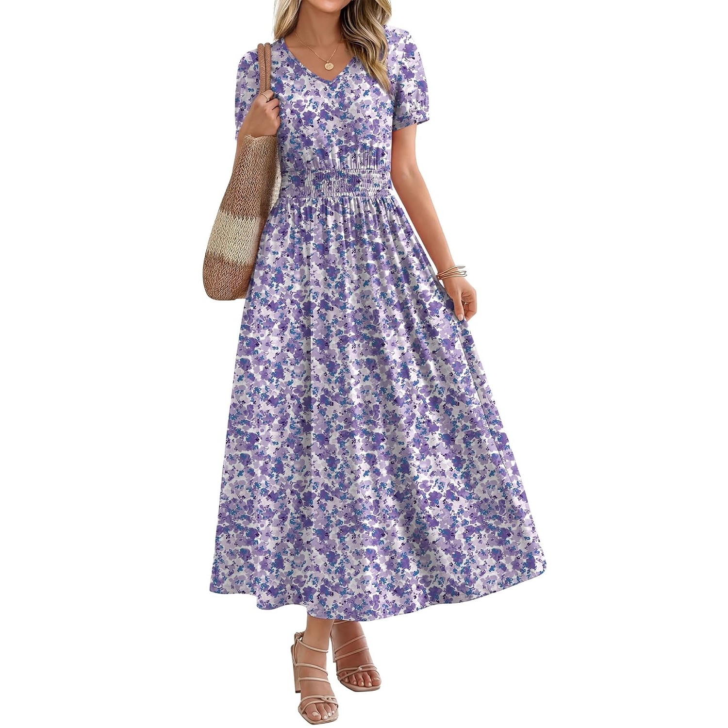 Boho Casual Midi Long Dress For Women