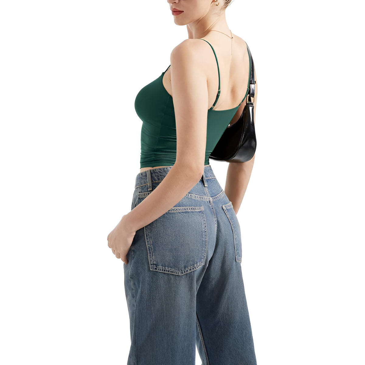 Women Sexy Square Neck Tank Top Summer Y2K Going Out Basic Cami Shirt