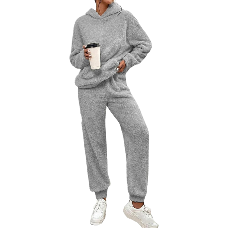 Comfortable Hooded Lounge Set-My Comfy Blouse