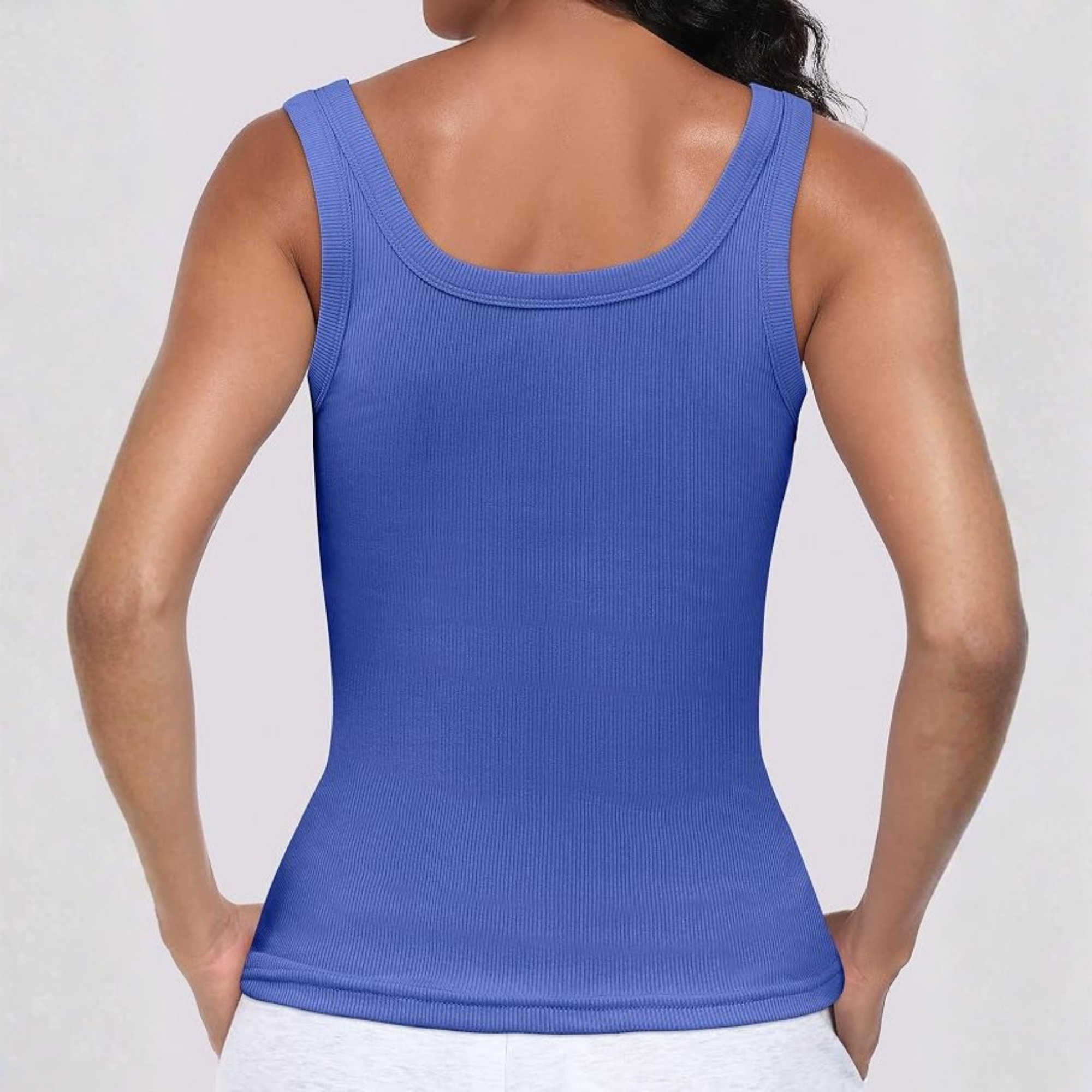 Slim Fitted Sleeveless Summer Top For Women