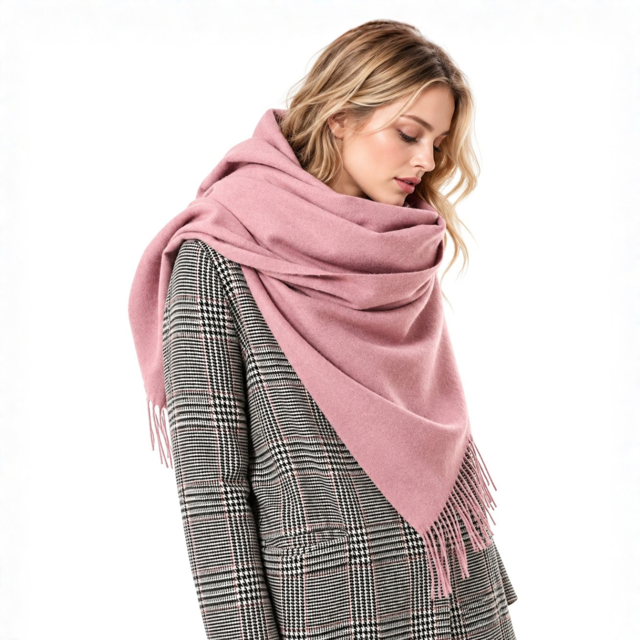 Casual Oversized Pashmina Shawl Wrap For Women