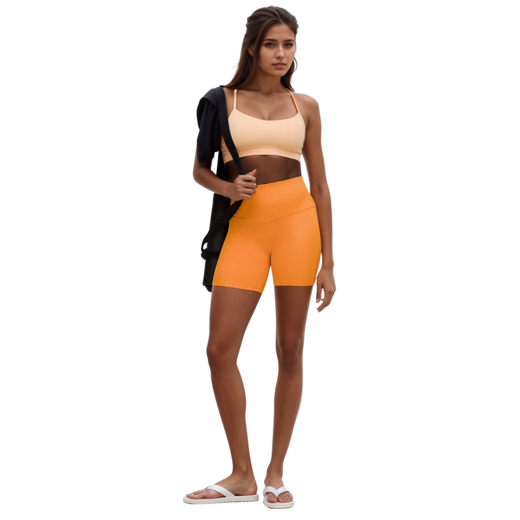 Women High Rise Shorts-My Comfy Blouse