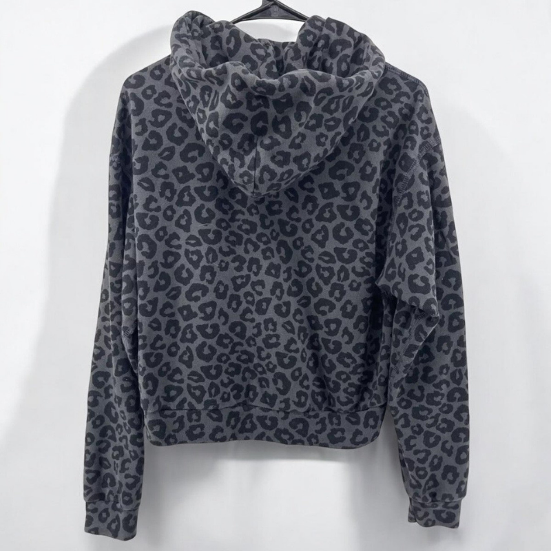 Leopard Print Cozy Hoodie-My Comfy Blouse