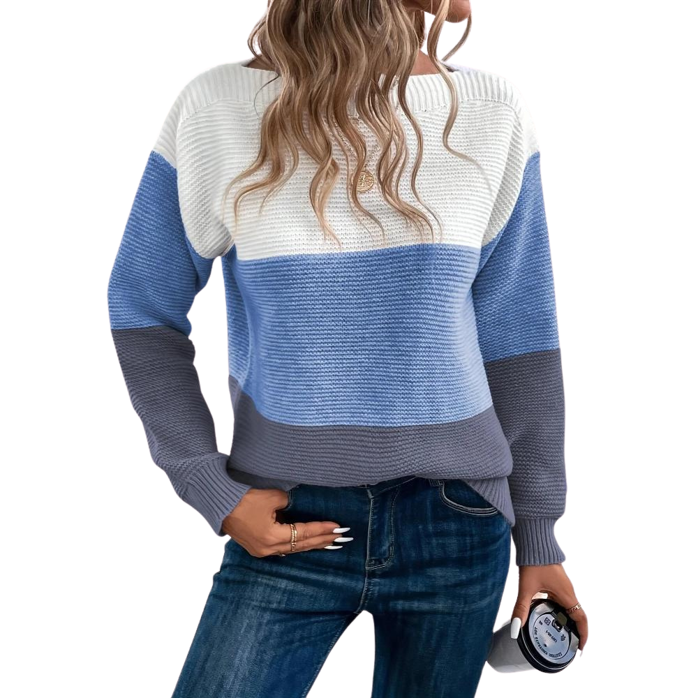 Casual Knit Pullover Sweater-My Comfy Blouse
