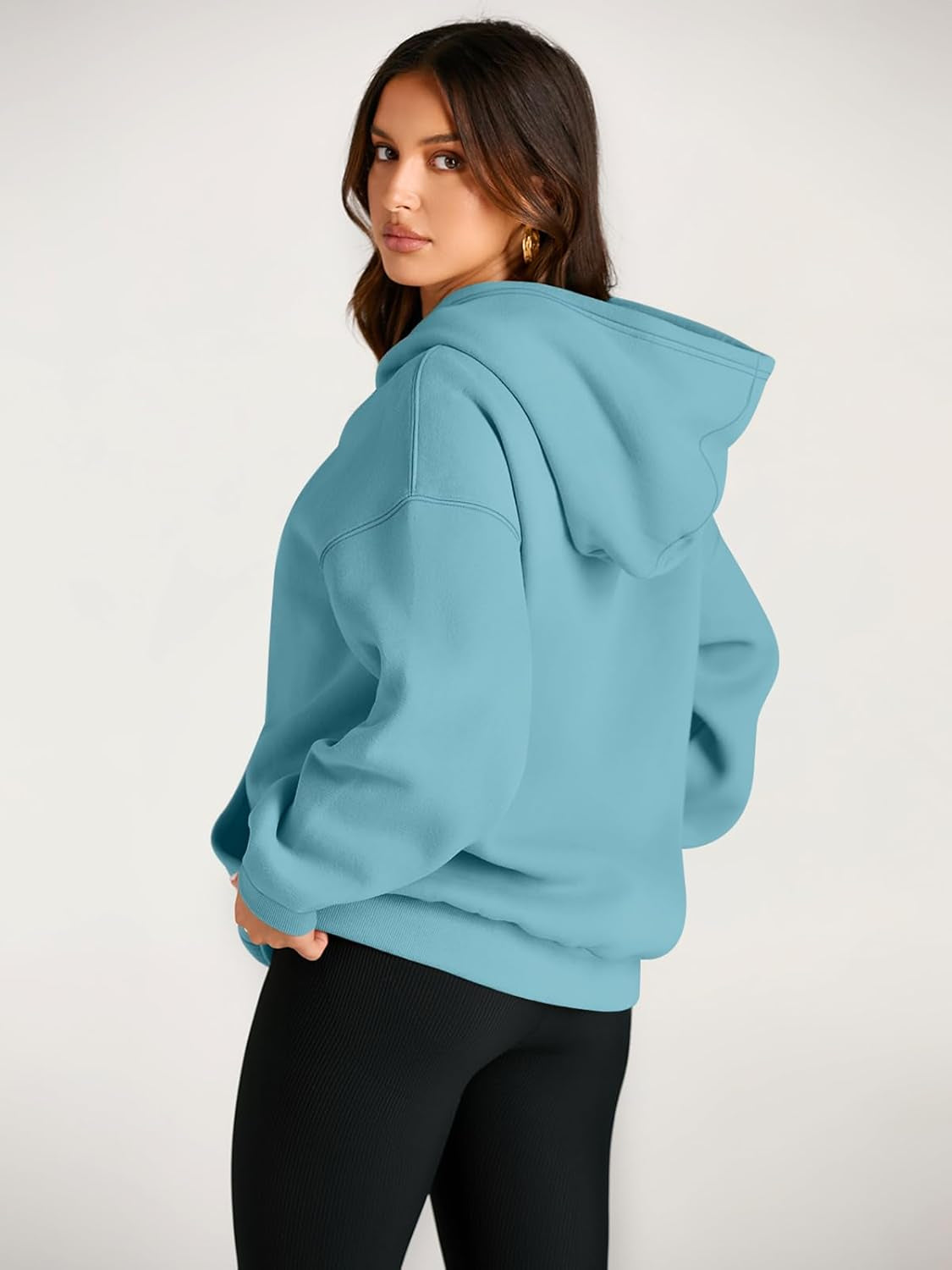 Oversized Fleece Hoodie For Woman-My Comfy Blouse