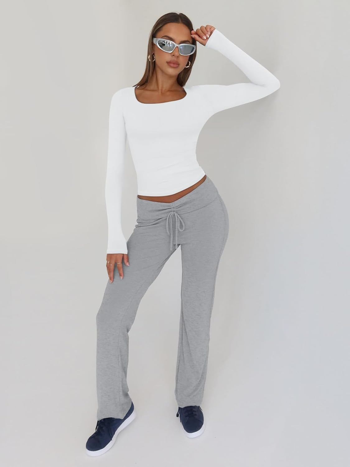 Long Sleeve Crop Tops For Woman-My Comfy Blouse