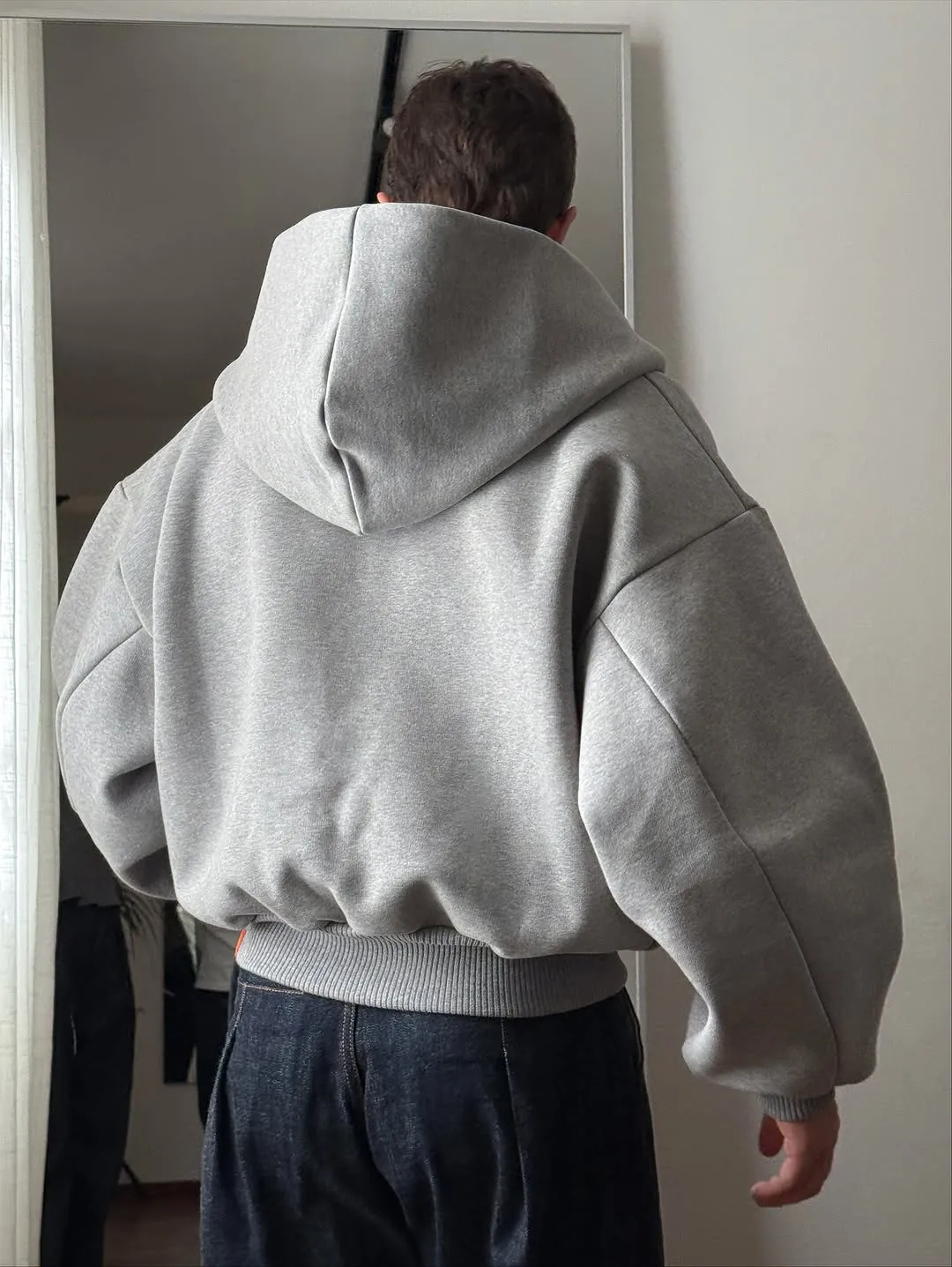 Cement Colored Hoodie
