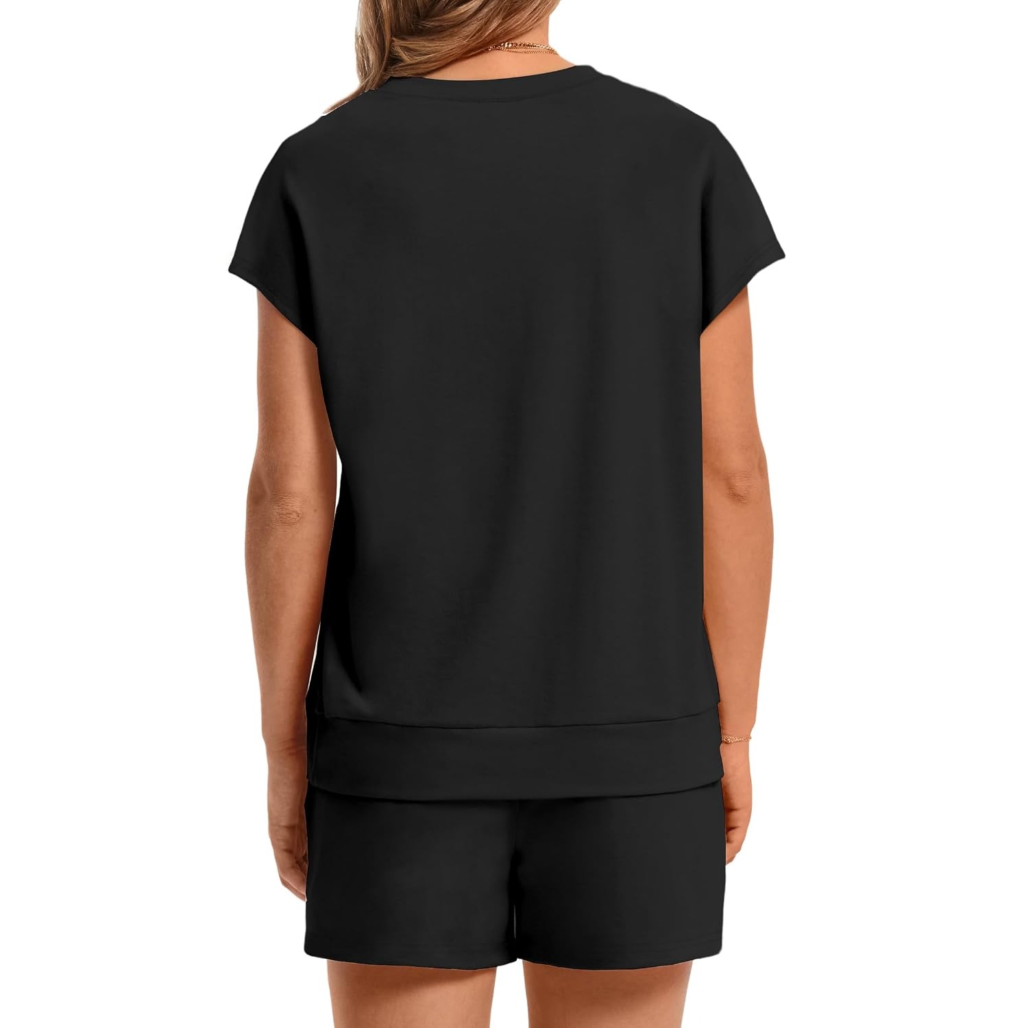 Summer Lounge Set with Drawstring Pocket