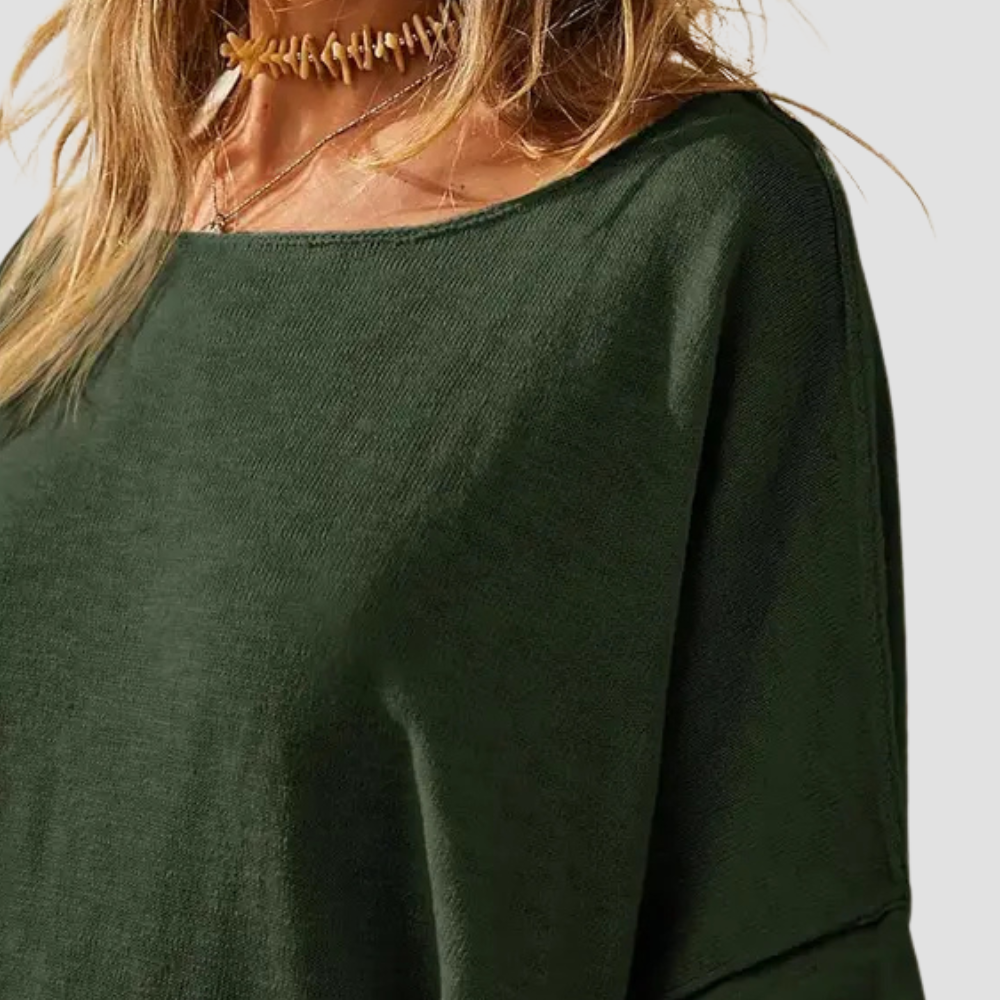 Loose Fit Short Sleeve Oversized Summer Tunic Top