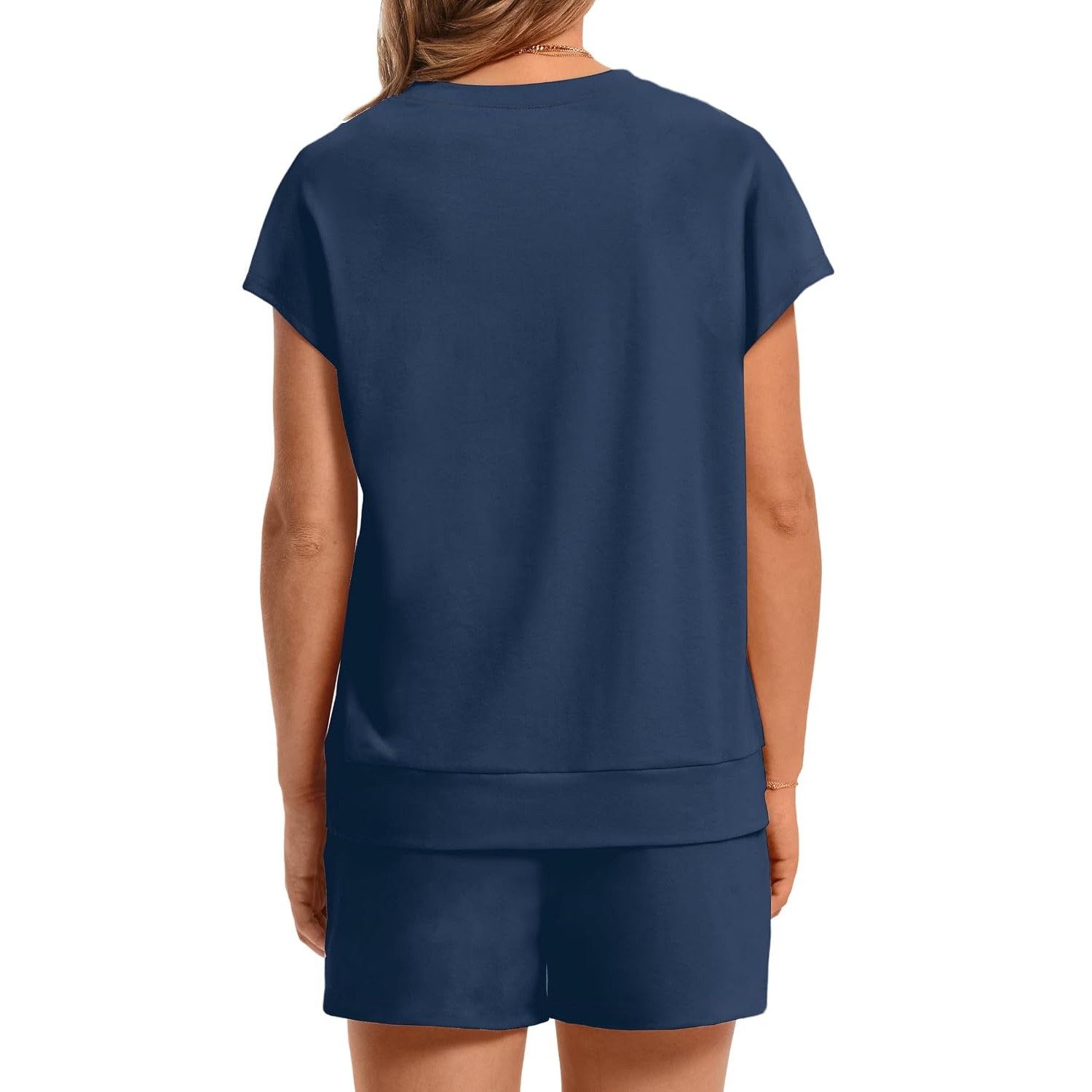 Summer Lounge Set with Drawstring Pocket