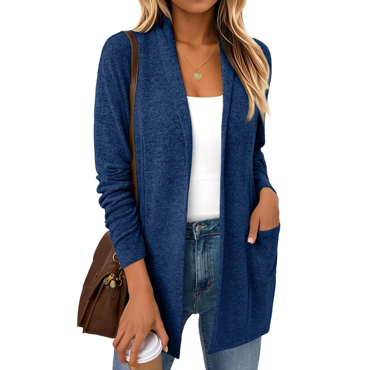Casual Long Cardigan Lightweight Sweater For Women