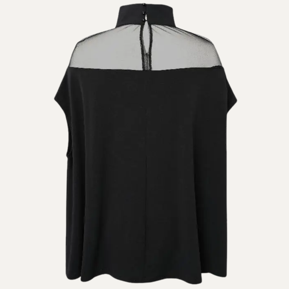 Draped Sleeve Loose Fit Knit Blouse-My Comfy Blouse