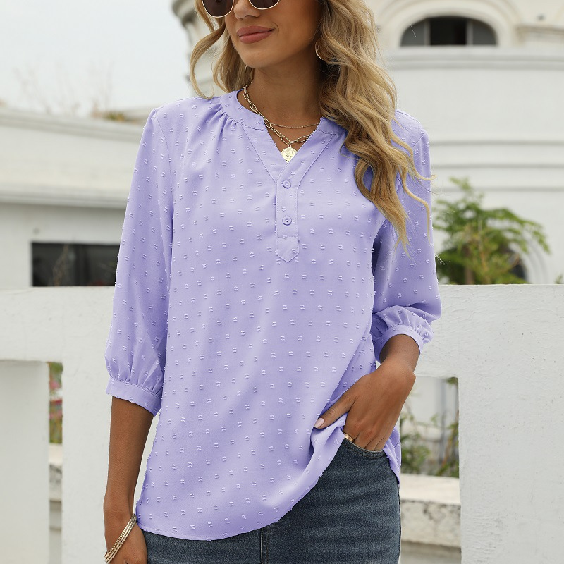 Bell Shape Long Sleeves Blouse-My Comfy Blouse