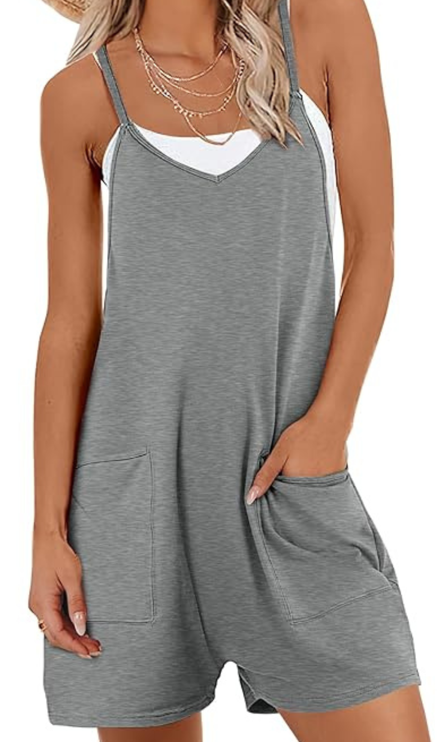 Loose Fit Sleeveless Jumpsuit For Casual Summer And Travel Days-My Comfy Blouse