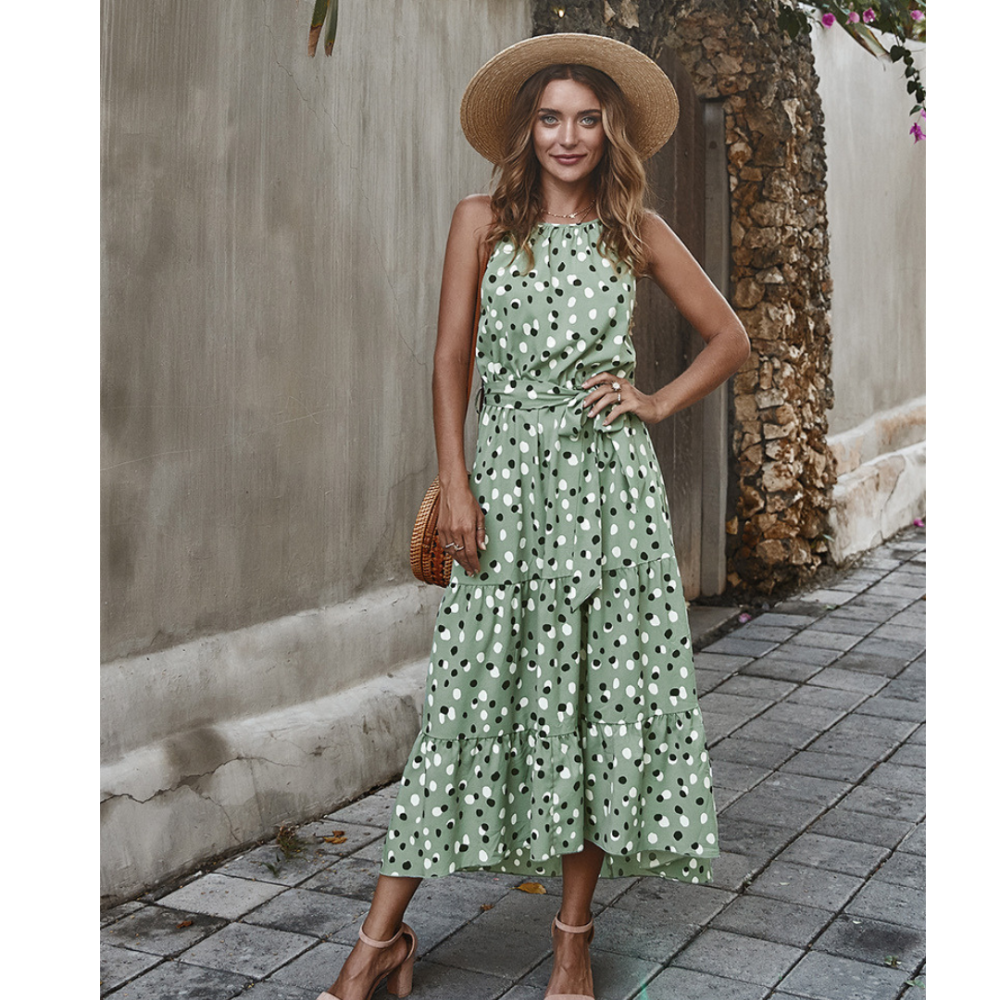 Women’s Polka Dot Dress-My Comfy Blouse