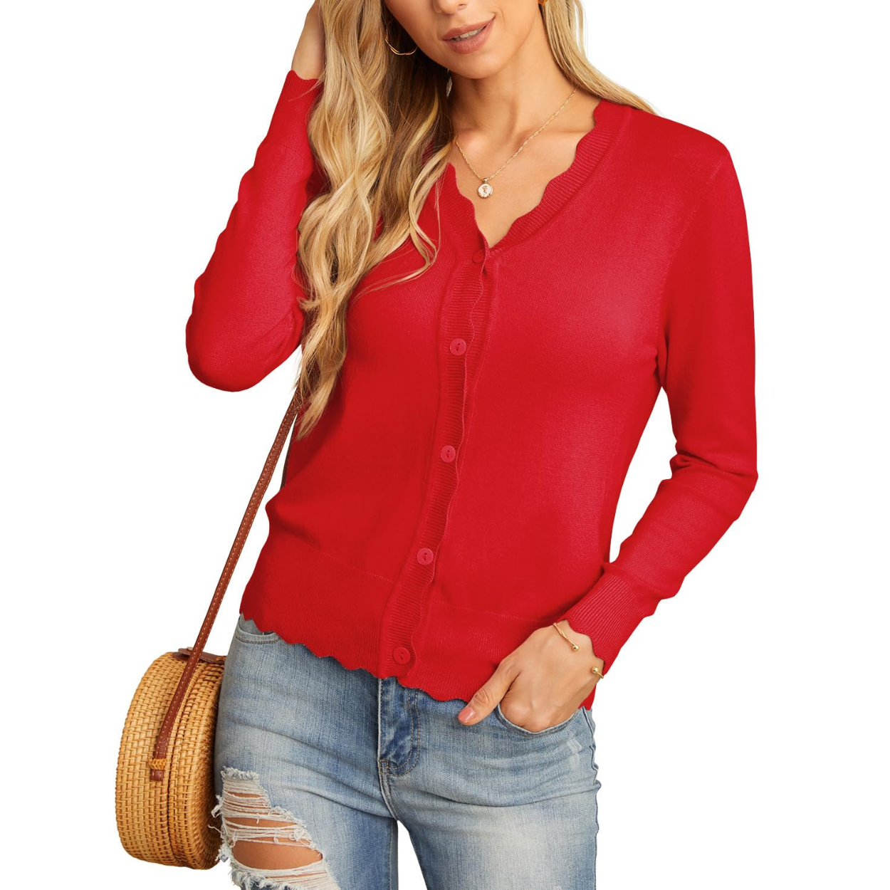 Long Sleeve Cardigan Sweater For Everyday Wear For Women