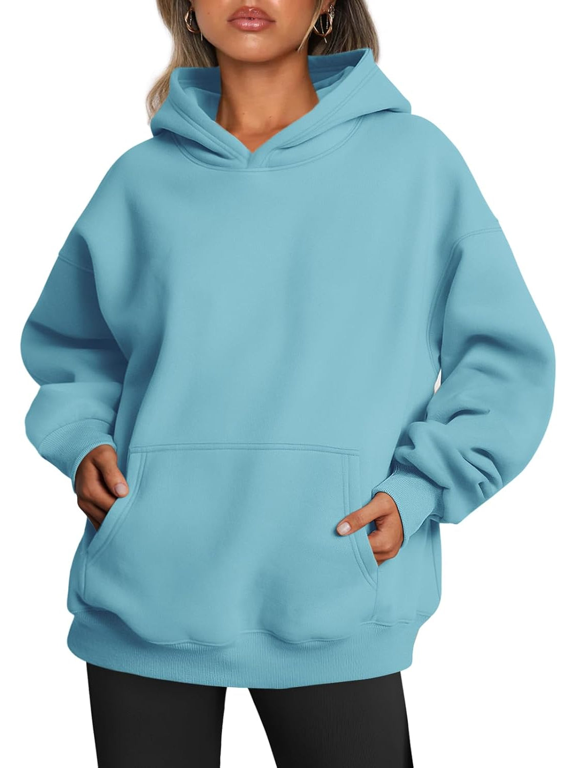 Oversized Fleece Hoodie For Woman-My Comfy Blouse