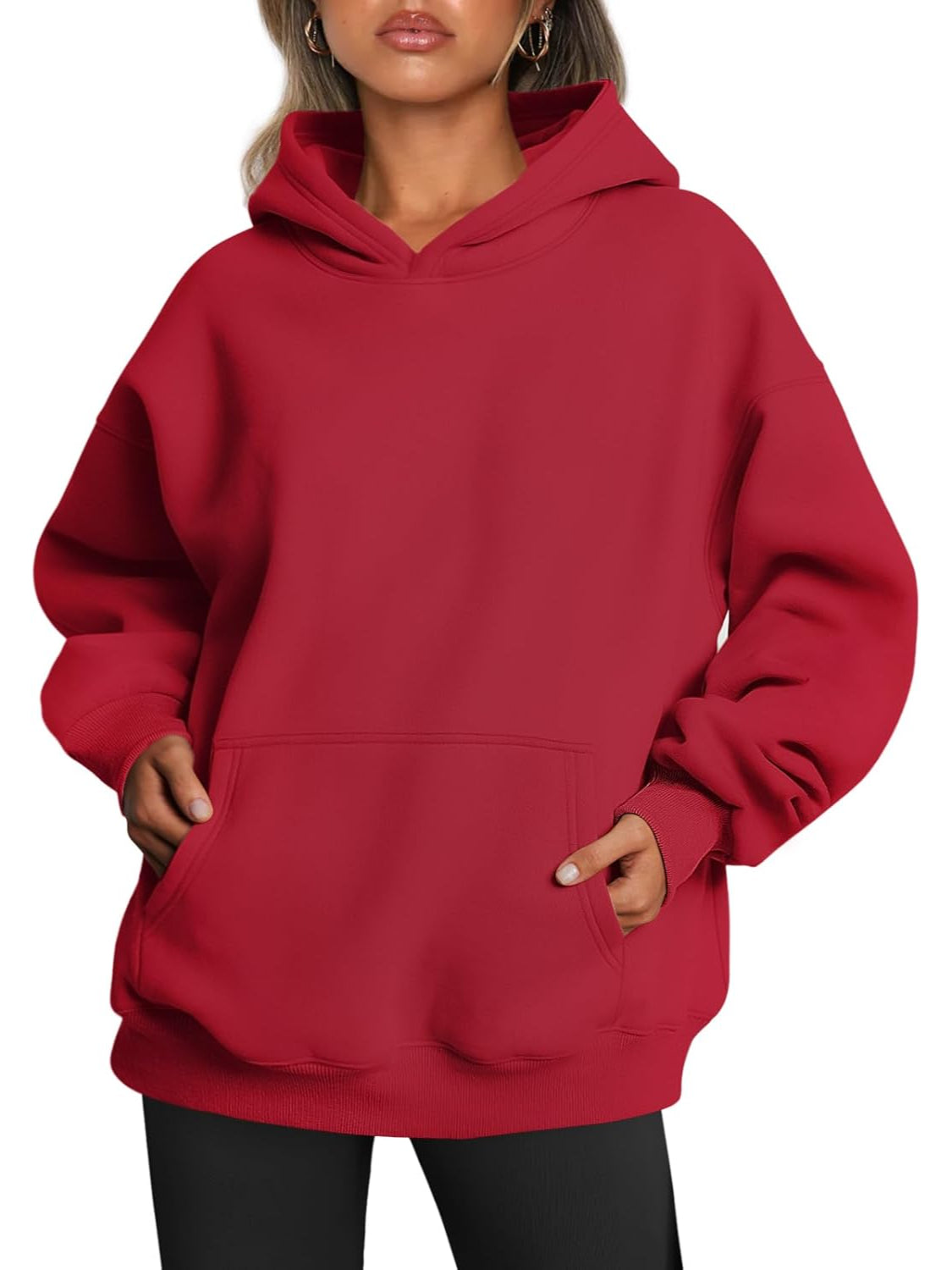 Oversized Fleece Hoodie For Woman-My Comfy Blouse