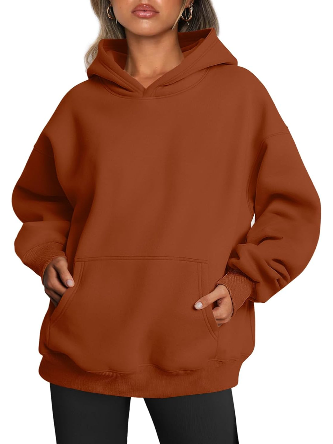 Oversized Fleece Hoodie For Woman-My Comfy Blouse