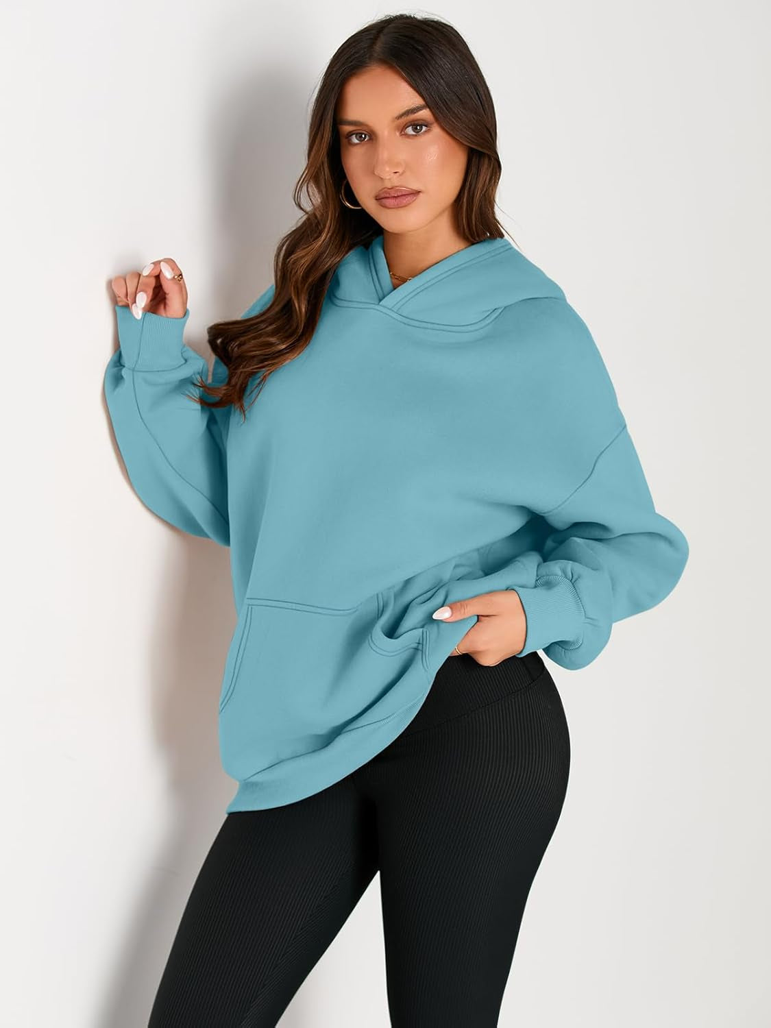 Oversized Fleece Hoodie For Woman-My Comfy Blouse