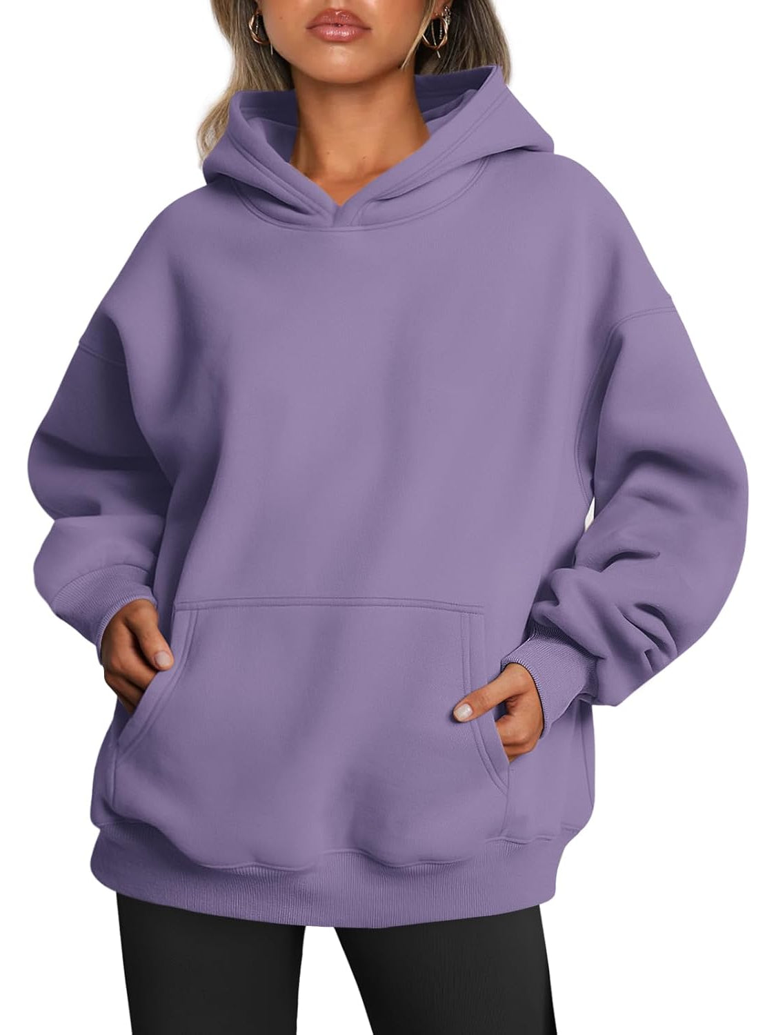 Oversized Fleece Hoodie For Woman-My Comfy Blouse