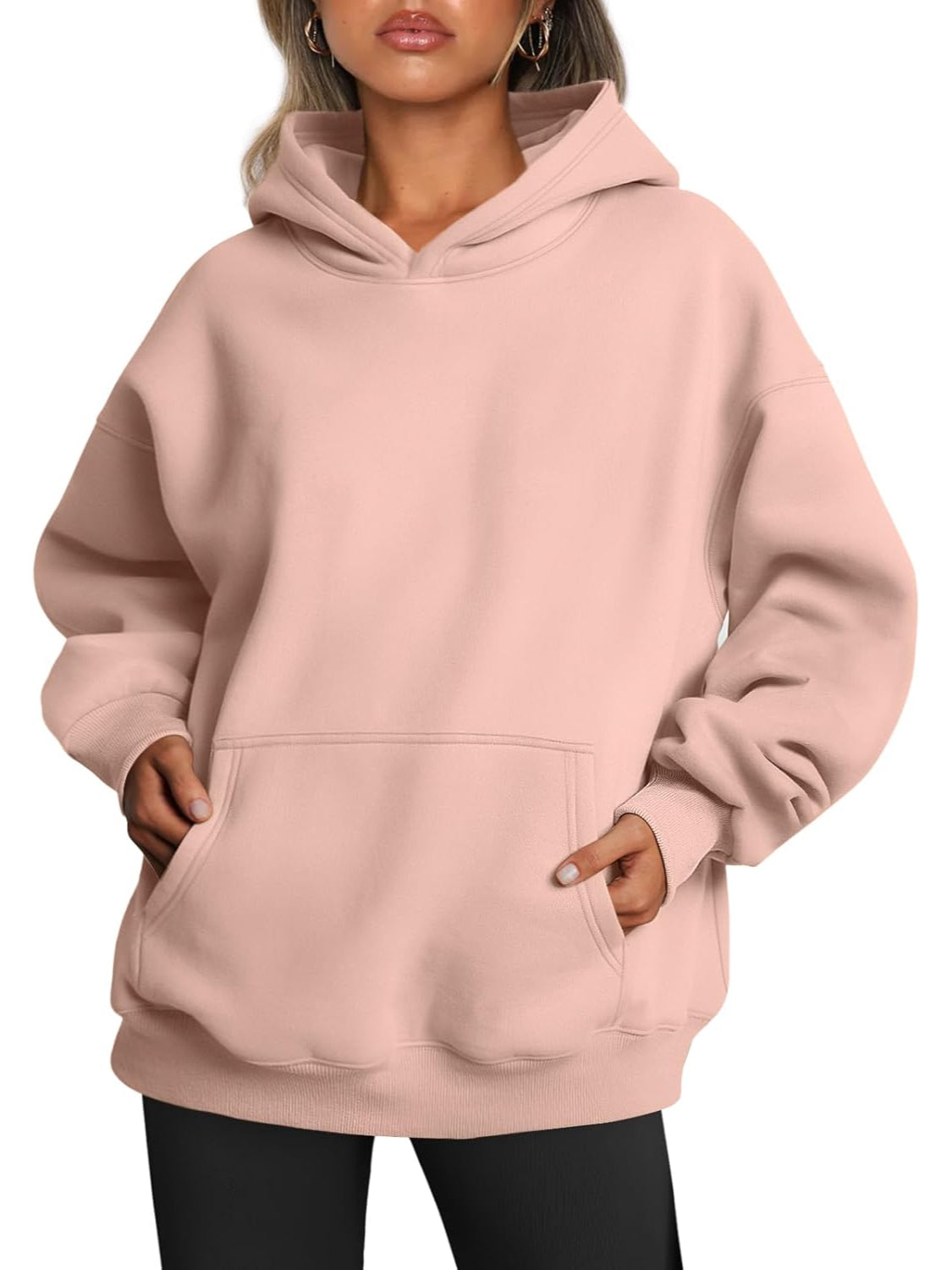 Oversized Fleece Hoodie For Woman-My Comfy Blouse